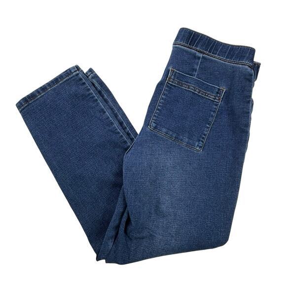 Pure‎ Jill J. Jill Women's XSP XSmall Petite Slim Leg Ankle Elastic Waist Jeans - Picture 5 of 16